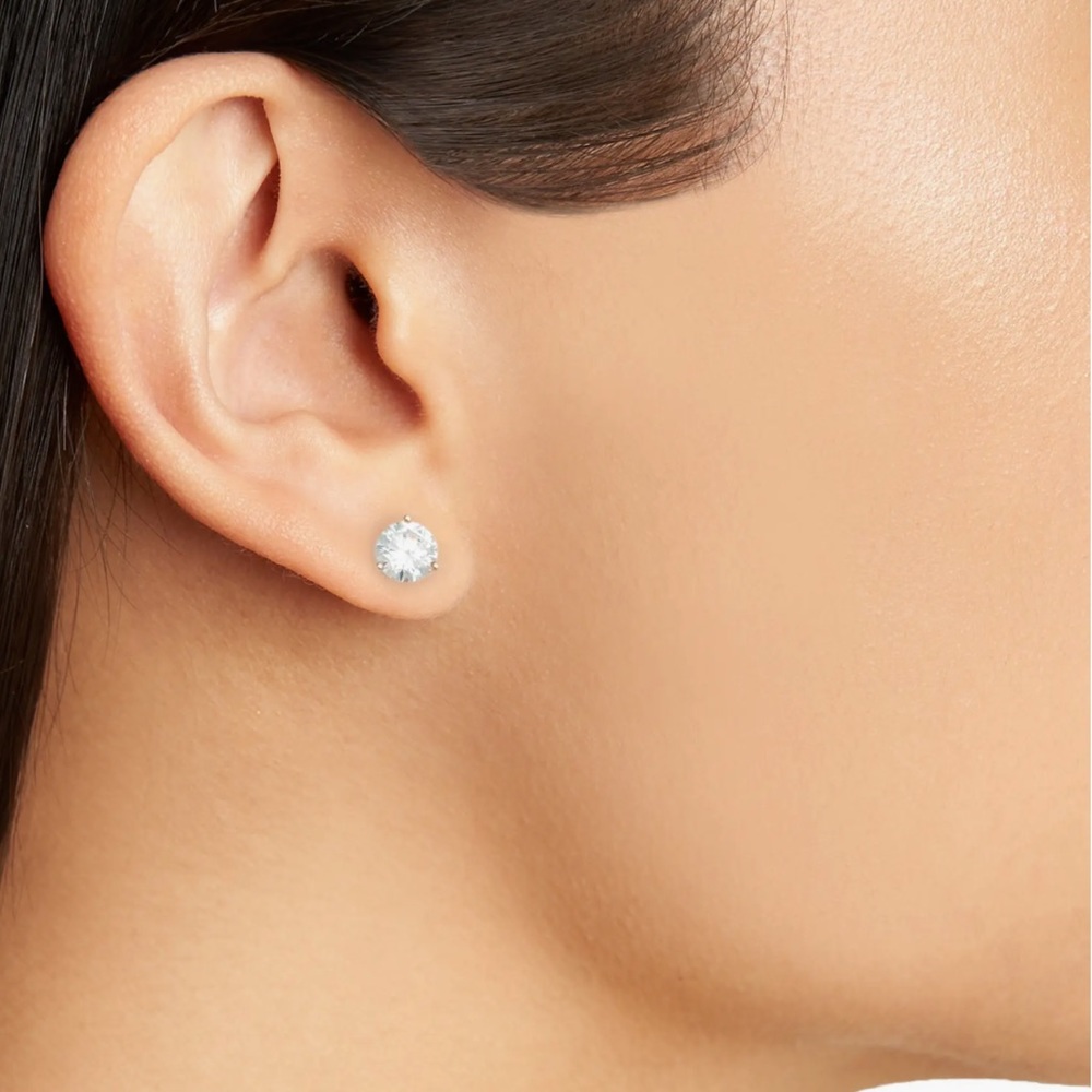 Nordstrom Cubic Zirconia Stud Earring 2ct